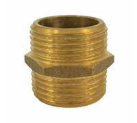 Double Mamelon Laiton 1 1/4 Pouce - Raccord Plomberie, Chauffage et Installation