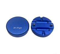 Double manchon en aluminium pour 16-14/22-18 AWG - Outil d'épissage de câble résistant aux intempéries - Facile à utiliser - Étanchéité sûre - Pour professionnels et bricoleurs (bleu)