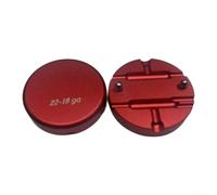 Double manchon en aluminium pour 16-14/22-18 AWG - Outil d'épissage de câble résistant aux intempéries - Facile à utiliser - Étanchéité sûre - Pour professionnels et bricoleurs (rouge)