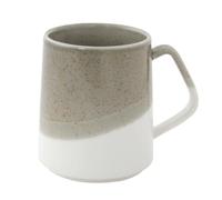 DOUBLE Mug en porcelaine Easylife Sable et Blanc 38 cl SC