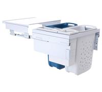 Double panier à linge encastrable 80L Hailo Laundry Carrier 600