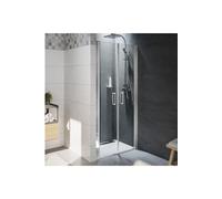 Double porte de douche battante en niche NOVIK 111 RIHO 90x200 cm