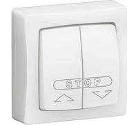 Double poussoir pour volets roulants Appareillage saillie complet blanc - LEGRAND - 086010L