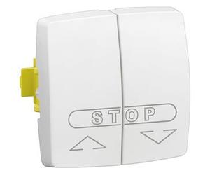 Double poussoir pour volets roulants Appareillage saillie complosable blanc - LEGRAND - 086110L