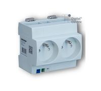 Double prise modulaire 2P+T 16A - Digital electric 04564