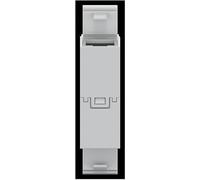 Double prise RJ45 plastique - RJ45 8(8) jack ZED45U