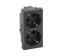 Double prise S500 Schuko 2 x 230 V ~ Simon Connect 50010472-038