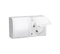 Double prise SCHUKO Simon Aquarius AQGSZ1-2/11