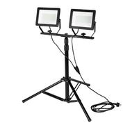 Double projecteur 2x100W SMD LED 2 x 8500lm sur support de 1,8m