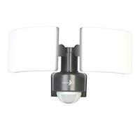 Double projecteur LED mural d'extérieur 3200 lm avec capteur PIR [Lunartec]