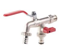 Royal Gardineer Double robinet quart de tour 1/2"