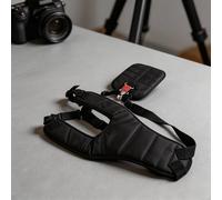 Double sangle d'épaule réglable pour débroussailleuse et débroussailleuse avec design ergonomique rembourré pour outils d'entretien de pelouse robustes Harnais en nylon noir