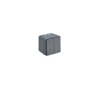 Double va et vient saillie Cyklone étanche Debflex anthracite - 730423