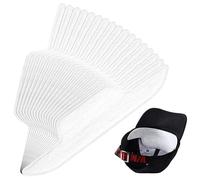 Doublure anti-transpiration pour chapeau, 100 pièces, 9.84 pouces, adhésif puissant absorbant, empêche les taches, doublure de chapeau, Protection contre la transpiration pour hommes et femmes, prote