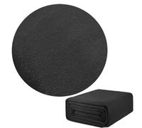 Doublure de piscine - Couverture de sol ronde de 370 cm, tapis de piscine prédécoupé, couverture de sol avec durable |Tapis de protection de piscine pour arrière-cour patio jardin station
