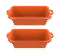 Doublures en silicone de godets à graisse 2 pièces flexibles antiadhésives | Plateau collecteur de graisse pour barbecue en silicone Idéales pour cuisine et