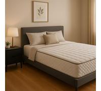 Douce Nuit Matelas 140x200 Densité 40 Kg/m3 - Hauteur 23 Cm - Soutien Ferme - Orthopédique Nuits d'Or
