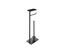 Douceur d interieur - Dérouleur de papier WC avec porte-téléphone - Noir
