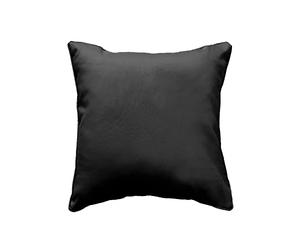 Douceur d'Intérieur 1600836 Coussin en Polyester-Fibre Noir 40 x 40 cm