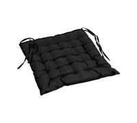 Douceur d'Intérieur 1600838 Assise Mat en Polyester Noir 40 x 40 cm