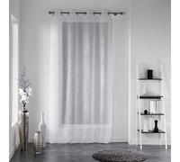 Douceur d'Intérieur 1624701 FILIANE Panneau à œillets Polyester Blanc 140 x 240 cm