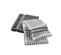 Douceur d'Intérieur – Torchons éponge Classico Lot de 2 50 x 70 cm Anthracite