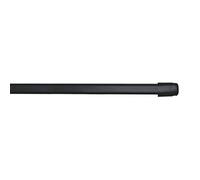 douceur d'Intérieur, 2 Vitrages Ovales Extensible 11 mm (100 < 140 cm) Vo11 Anthracite, Métal et Polystyrène