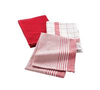 Lot de 3 Torchons Vibrato 50x70cm Rouge