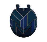 Abattant WC Imprimé ""Achille"" 47cm Vert & Bleu