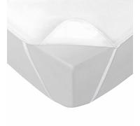 Douceur d'Intérieur Alèse imperméable Shelly Anti-acarien éponge TPU élastiques Blanc 180x200 cm