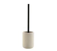 douceur d'intérieur, Brosse WC (Diamètre 10 x 40 cm) Granite Sable, Polyrésine Unie