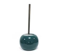 douceur d'intérieur, Brosse WC (Diamètre 15.8 x 37 cm) Bullea Bleu/Emeraude, Céramique