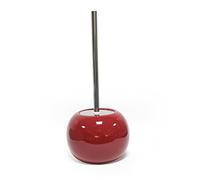 douceur d'intérieur, Brosse WC (Diamètre 15,8 x 37 cm) Bullea Framboise, Céramique Unie