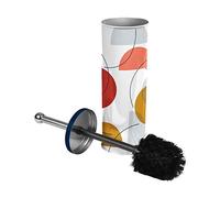 Douceur d'Intérieur, Brosse WC (Diamètre 9,5 x 37 cm) Color Pop Bleu, Métal Imprimé