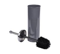 douceur d'intérieur, Brosse WC (Diamètre 9,5 x 37 cm) Metalia Anthracite, Métal Uni