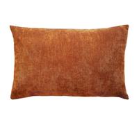 Douceur d'Intérieur, Coussin Décoratif Déhoussable, 40 x 60 cm, Cosi | Terracotta, velours chenille, moelleux, fermeture ZIP, facile à installer, pour la décoration d'intérieur, canapé, salon