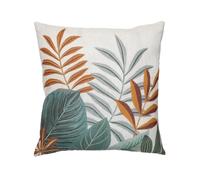 Douceur d'Intérieur, Coussin Décoratif Déhoussable, 45 x 45 cm, Borneo | Motif imprimé, moelleux, fermeture ZIP, facile à installer, pour la décoration d'intérieur, canapé, salon