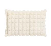 Douceur d'Intérieur, Coussin Décoratif Déhoussable, 50 x 70 cm, Igloo | Effet fourrure, velours, moelleux, fermeture ZIP, facile à installer, pour la décoration d'intérieur, canapé, salon