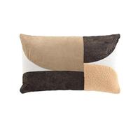 Douceur d'Intérieur Coussin déhoussable Avalon 30 x 50 cm Polycoton uni et fantaisie Marron