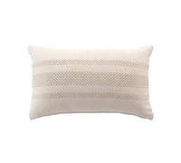 Douceur d'Intérieur - Coussin déhoussable Naturel 30x50 cm - Coton jacquard - Beige