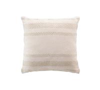 douceur d'intérieur, Coussin Déhoussable (40 x 40 Cm) Doreline, Coton Jacquard et Fils Métallisés