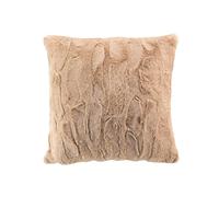 Coussin Imitation Fourrure Foxy 45x45cm Sable