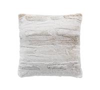 Coussin Imitation Fourrure Lynx 45x45cm Naturel
