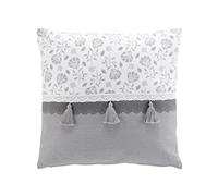 Douceur d'Intérieur, Coussin Déhoussable (50 x 50 cm) Flavie, Coton/Polyester Imprimé