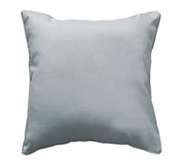 Douceur d'Intérieur, Coussin Déhoussable (60 x 60 cm) Essentiel Gris, Polyester Uni