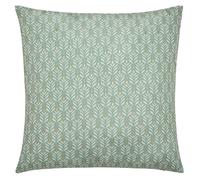 Douceur d'Intérieur Coussin déhoussable 60 x 60 cm Piana Sauge - Polyester imprimé métallisé