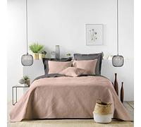Couvre-Lit Matelassé Romane 220x240cm Rose