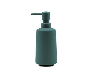 Douceur d'Intérieur, Distributeur Savon (Ø 7,5 x 19 cm) Ceralia Bleu/Emeraude, Céramique Soft Touch