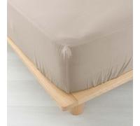 Drap housse - Douceur d'Intérieur - Gaze de coton - beige