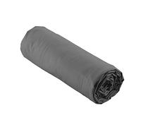 douceur d'intérieur, Drap Housse (160 x 200 cm) Percaline Acier, Percale de Coton
